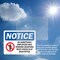 Signmission No Admittance Employees Only OSHA Notice Sign, Vinyl Decal, 10in W x 7in L, 2PK OS-2PACK-NS-D-710-L-15983 - alternate 4